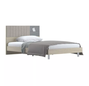 SB Design Square SB FURNITURE เตียงนอน 3.5 ฟุต รุ่น Econi Premium สีไม้อ่อน (116x205.7x90 ซม.)