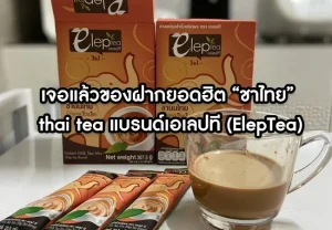Found the most popular souvenir Thai tea thai tea brand ElepTea result สาระทีม